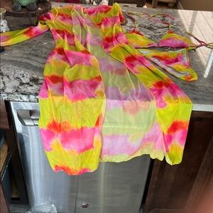 TROPICAL BIKINI & COVER SET